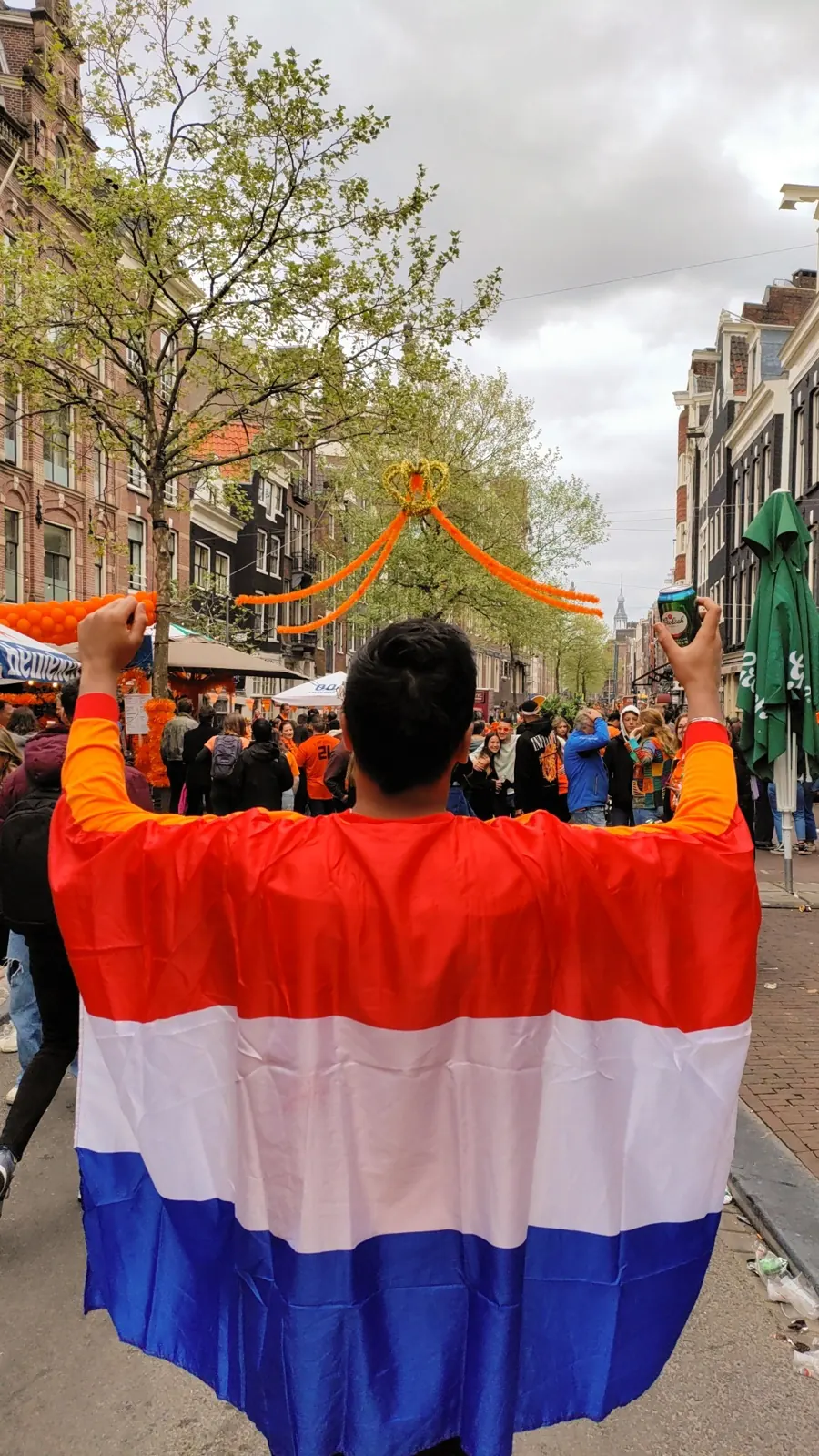 Celebrating Dutch festivities in orange
